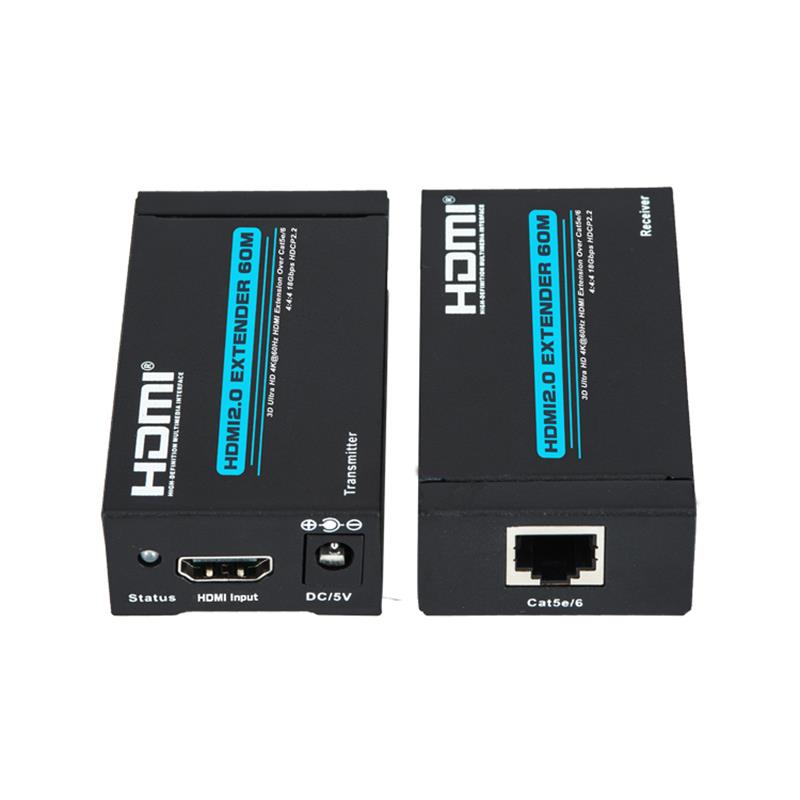Az új termék V 2.0 HDMI kiterjesztése 60 m-rel egyetlen cat5e \/ 6 felett, támogatja az Ultra HD 4Kx2K @ 60Hz HDCP2.2
