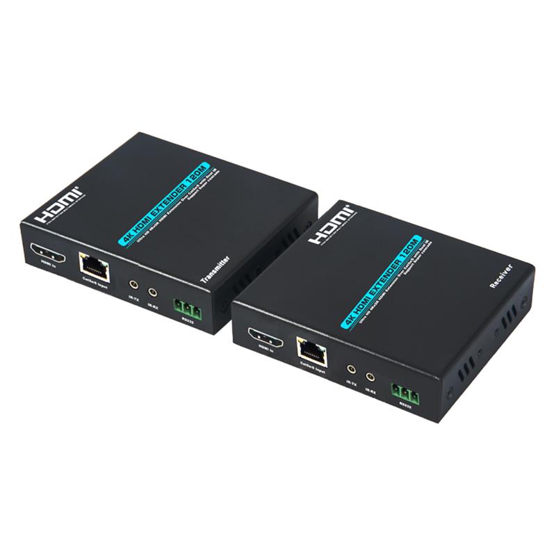 V1.4 4K HDMI Extenter 120m felett egyetlen cat5e/6 kábel Support Ultra HD 4Kx2K/30Hz