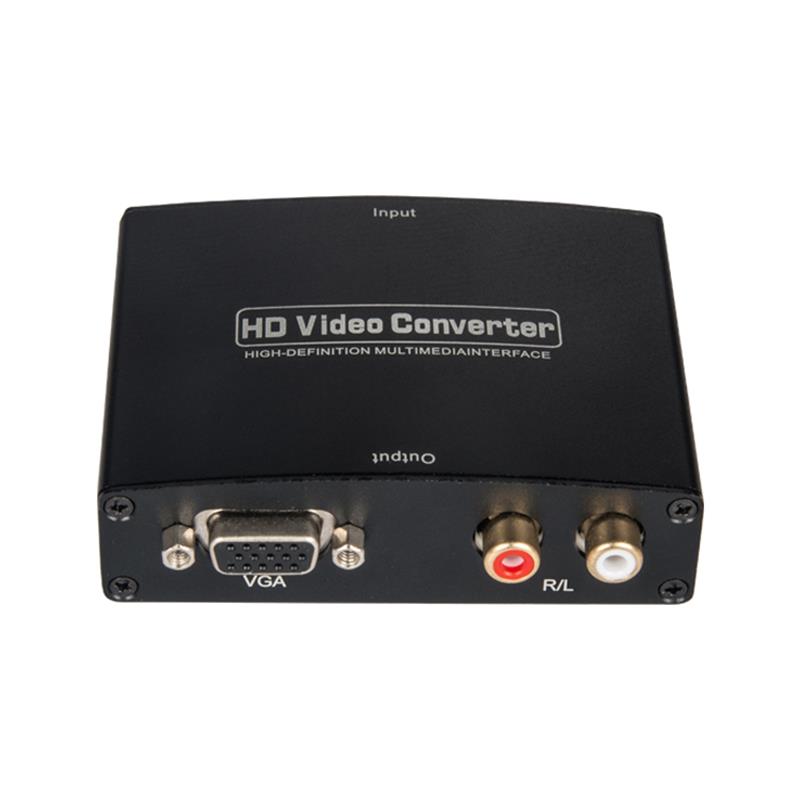 HDMI TO VGA + R \/ L AUDIO Audio Converter 1080P