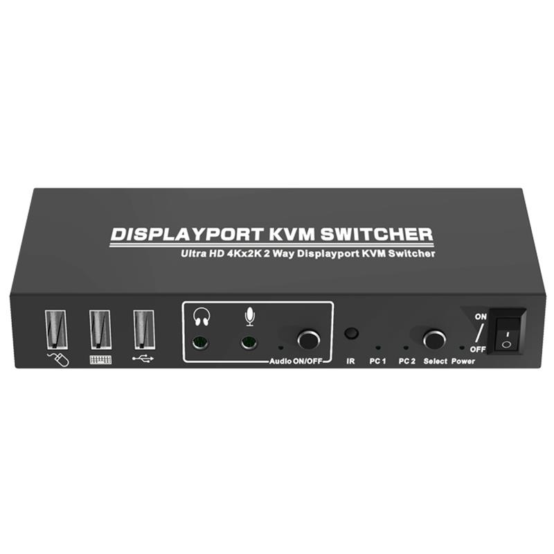 A Displayport KVM 2x1 kapcsoló támogatja a 3D Ultra HD 4Kx2K @ 60Hz-et