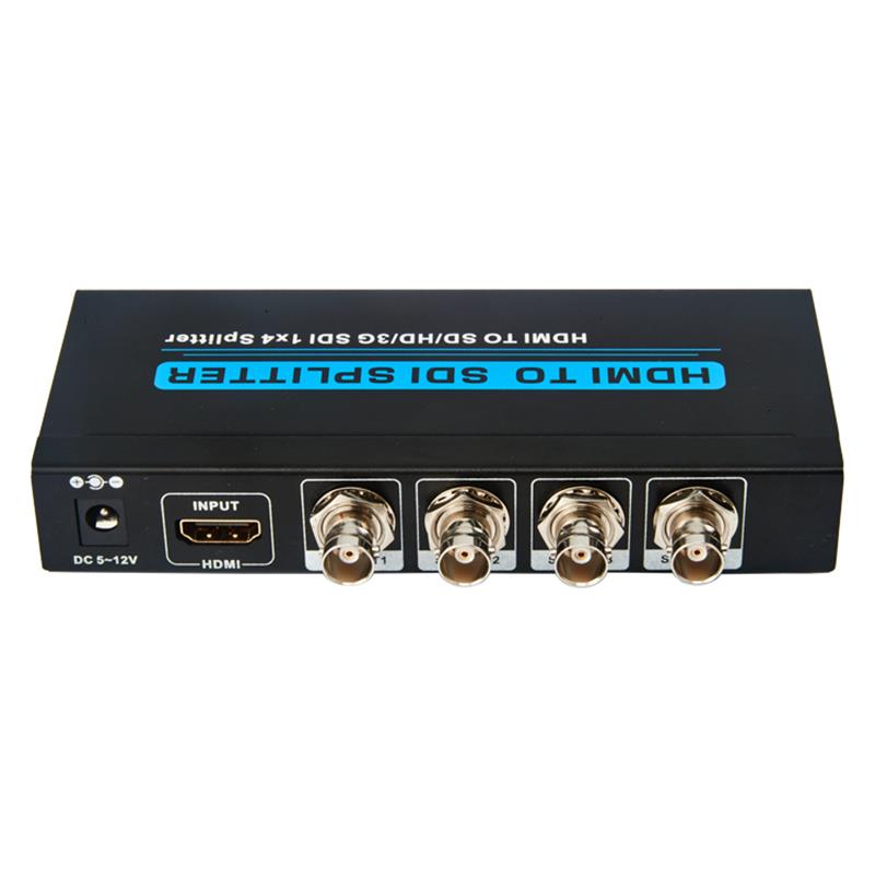 HDMI TO SD \/ HD \/ 3G SDI 1x4 SPLITTER támogatás 1080P