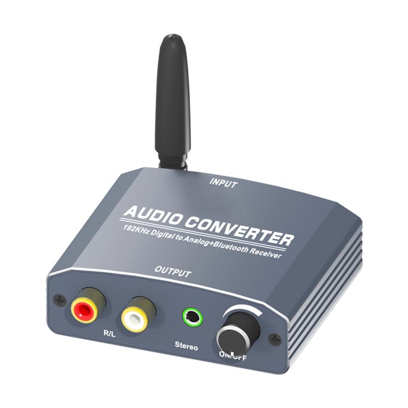 Digitális analóg audio konverter 192KHz-es Bluetooth vevőkészülékkel