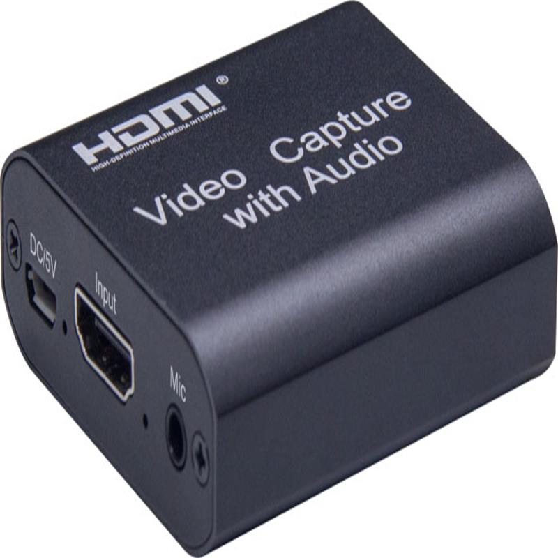 V1.4 HDMI-videó rögzítés HDMI-kimenettel, 3,5 mm-es audióval